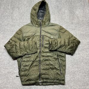 SYNC Jacket Mens XL Green PrimaLoft Hooded Puffer Full Zip Outdoor Ski Insulated